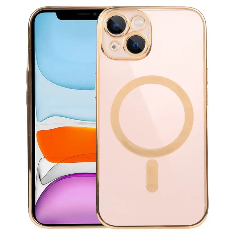 MagSafe Electroplating Straight TPU Phone Case For iPhone 11 For iPhone 11 Pro - For iPhone 11 / Gold - Apple