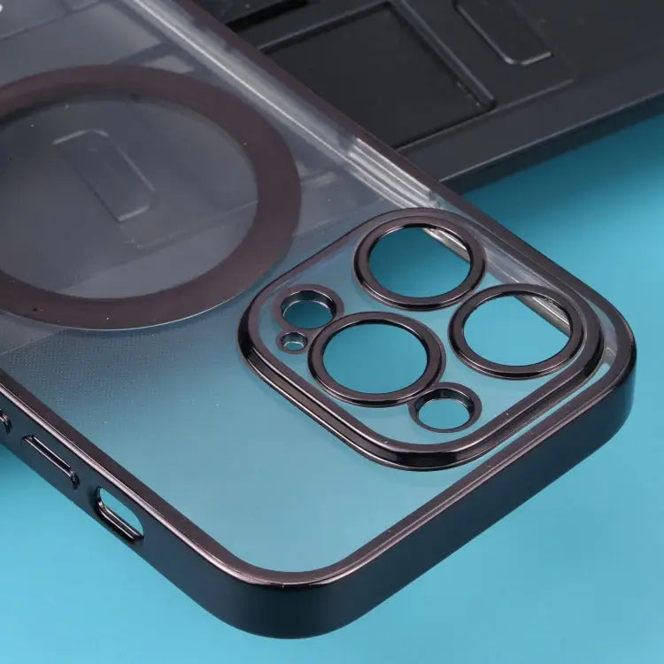 MagSafe Electroplating Straight TPU Phone Case For iPhone 12 Pro For iPhone 12 Pro Max - Apple Accessories