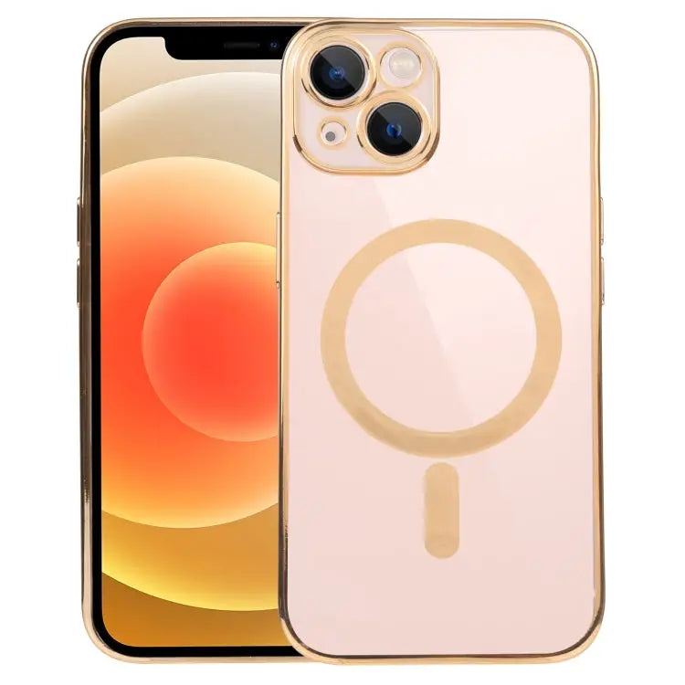 MagSafe Electroplating Straight TPU Phone Case For iPhone 13 Pro Max For iPhone 12 - For iPhone 12 / Gold - Apple