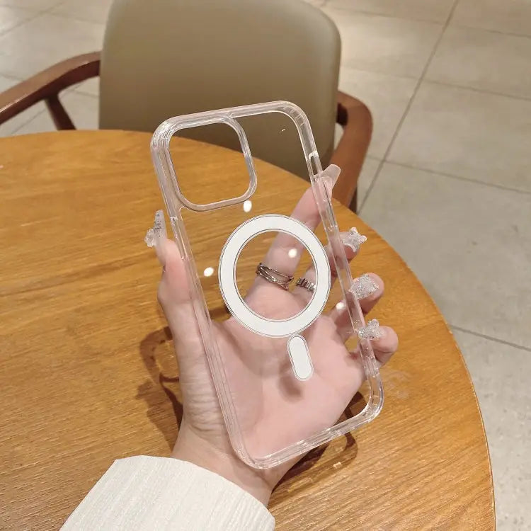 MagSafe Magnetic Clear Acrylic TPU Case - For iPhone 13 - Apple Accessories