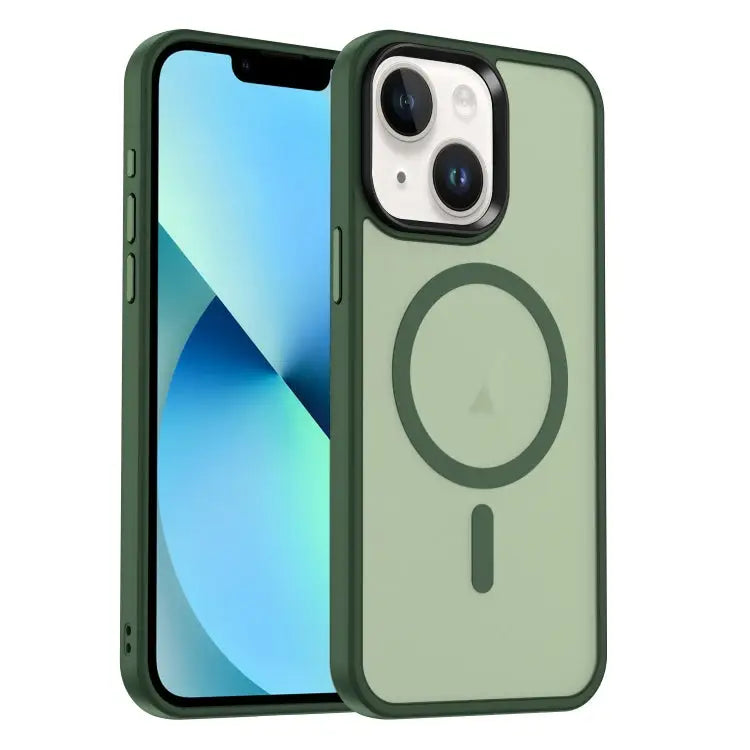 MagSafe Magnetic Skin Feel Frosted Phone Case For iPhone 13 Pro For iPhone 13 For iPhone 12 - For iPhone 13 / Dark