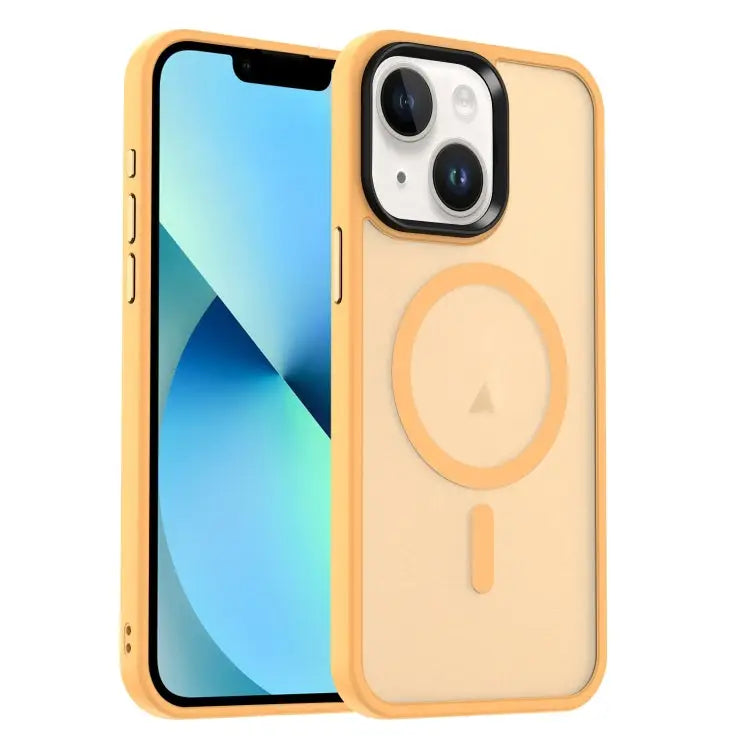MagSafe Magnetic Skin Feel Frosted Phone Case For iPhone 13 Pro For iPhone 13 For iPhone 12 - For iPhone 13 / Orange