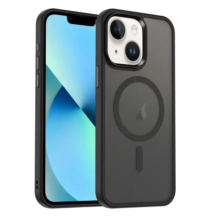 MagSafe Magnetic Skin Feel Frosted Phone Case For iPhone 13 Pro For iPhone 13 For iPhone 12 - For iPhone 13 / Black