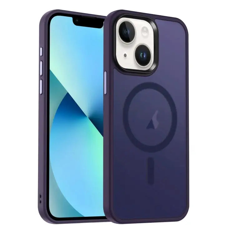 MagSafe Magnetic Skin Feel Frosted Phone Case For iPhone 13 Pro For iPhone 13 For iPhone 12 - For iPhone 13 / Dark