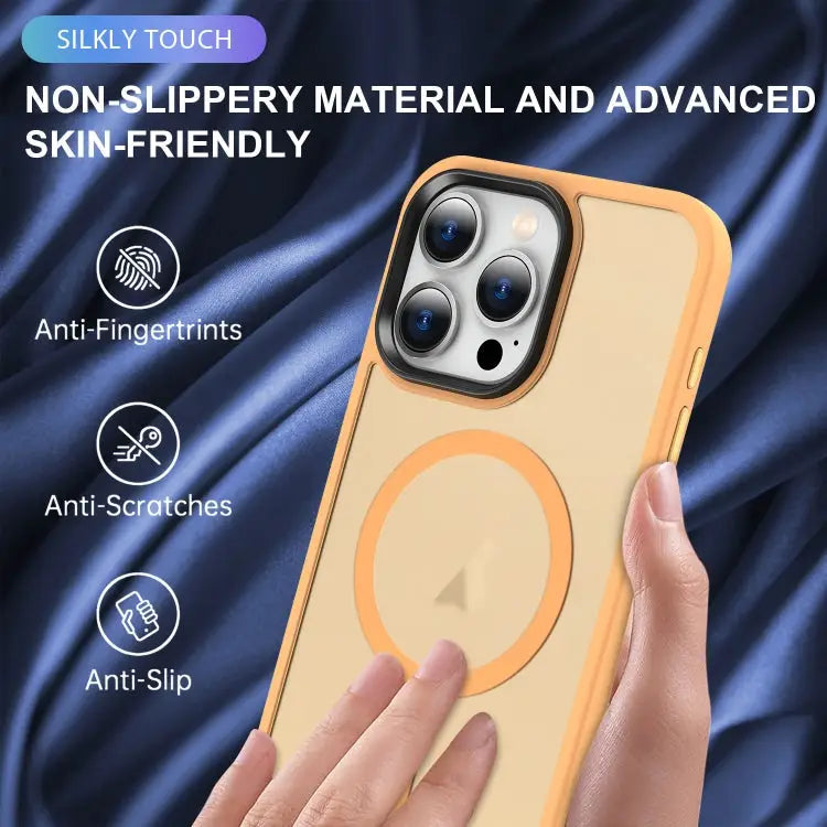 MagSafe Magnetic Skin Feel Frosted Phone Case For iPhone 14 Pro For iPhone 14 Pro Max For iPhone 13 Pro Max - Apple