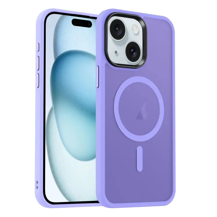 MagSafe Magnetic Skin Feel Frosted Phone Case For iPhone 15 For iPhone 14 Plus For iPhone 14 - For iPhone 15 / Light
