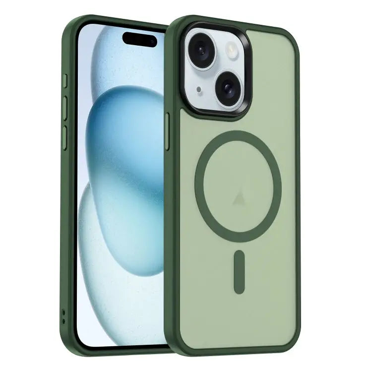 MagSafe Magnetic Skin Feel Frosted Phone Case For iPhone 15 For iPhone 14 Plus For iPhone 14 - For iPhone 15 / Dark