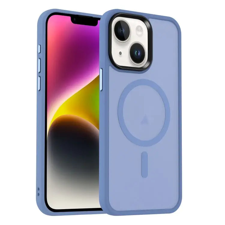 MagSafe Magnetic Skin Feel Frosted Phone Case For iPhone 15 For iPhone 14 Plus For iPhone 14 - For iPhone 14 / Light