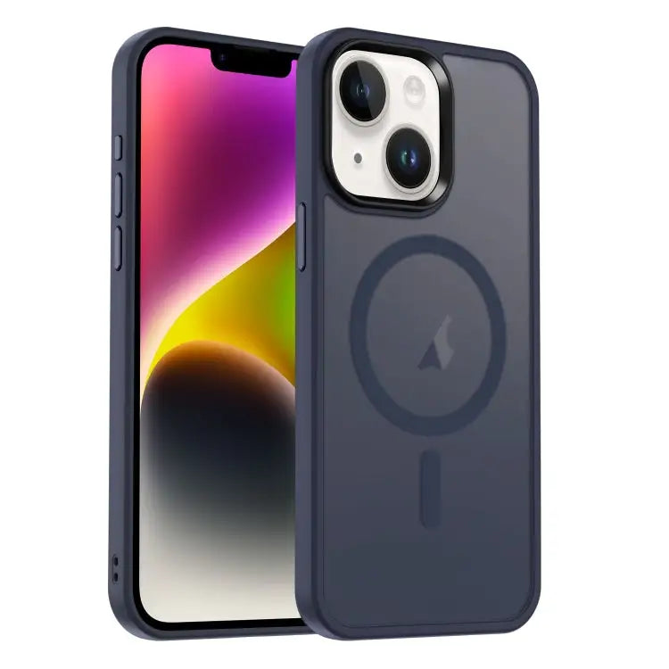 MagSafe Magnetic Skin Feel Frosted Phone Case For iPhone 15 For iPhone 14 Plus For iPhone 14 - For iPhone 14 / Dark