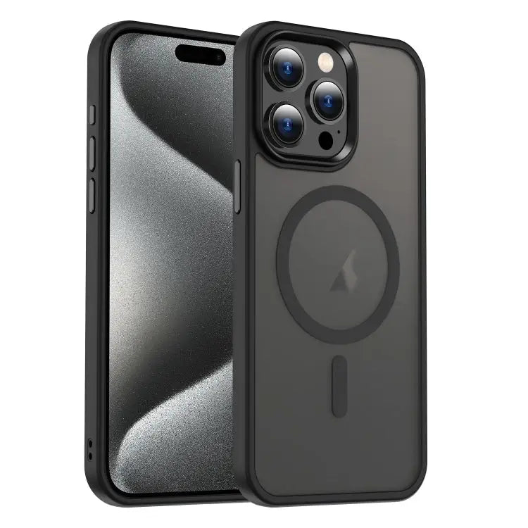 MagSafe Magnetic Skin Feel Frosted Phone Case For iPhone 15 Pro Max For iPhone 15 Pro For iPhone 15 Plus - For iPhone