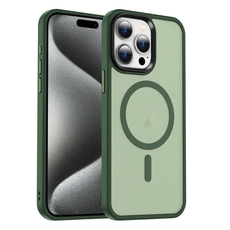 MagSafe Magnetic Skin Feel Frosted Phone Case For iPhone 15 Pro Max For iPhone 15 Pro For iPhone 15 Plus - For iPhone