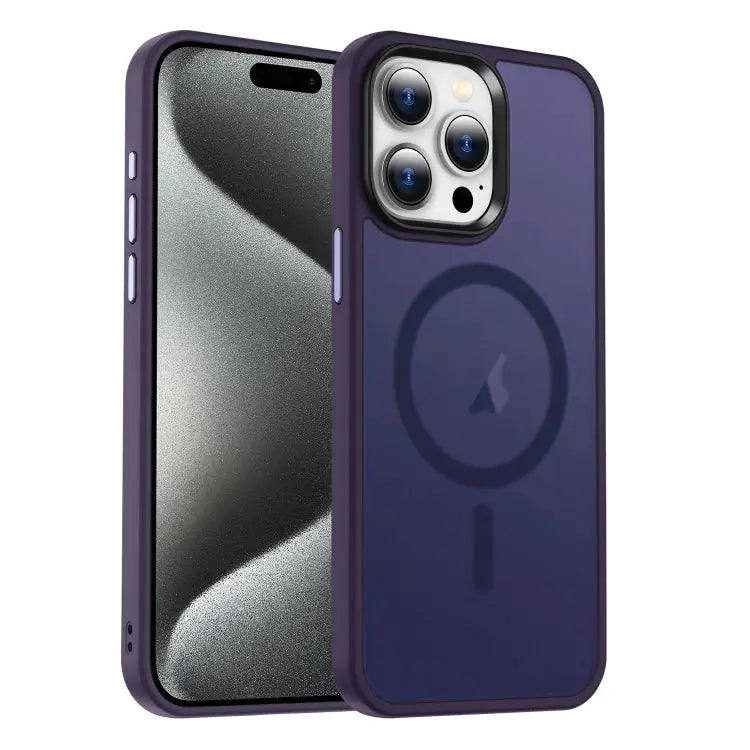 MagSafe Magnetic Skin Feel Frosted Phone Case For iPhone 15 Pro Max For iPhone 15 Pro For iPhone 15 Plus - For iPhone