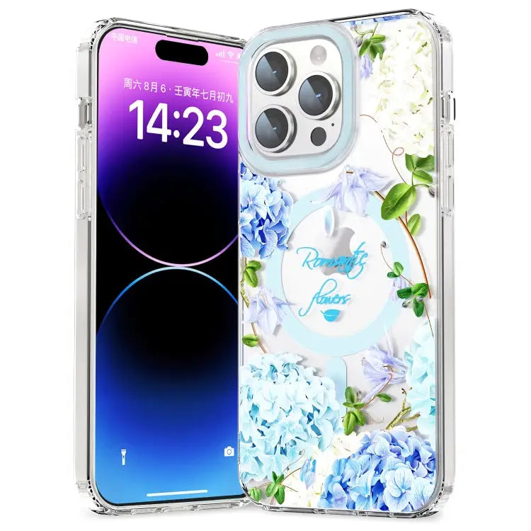 MagSafe Magnetic TPU Phone Case - For iPhone 11 Pro Max / Small Floral