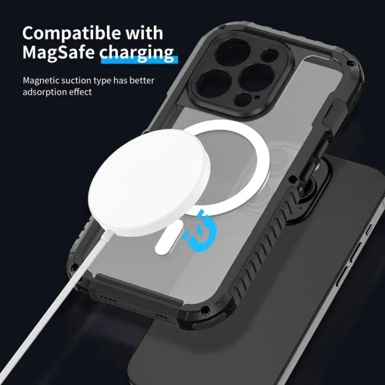 MagSafe Shockproof Metal Phone Case For iPhone 15 Pro Max For iPhone 15 Pro For iPhone 14 Pro For iPhone 14 Pro Max