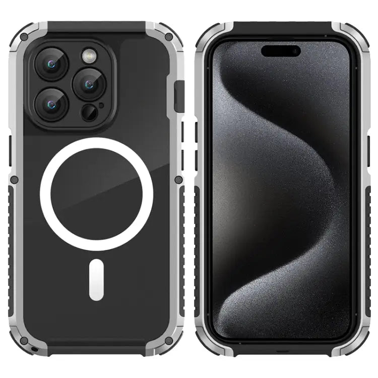 MagSafe Shockproof Metal Phone Case For iPhone 15 Pro Max For iPhone 15 Pro For iPhone 14 Pro For iPhone 14 Pro Max