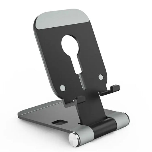 Magsafe Wireless Charging Stand Aluminum Alloy Folding Desktop Live Bracket Silver Dark Gray - Dark Gray