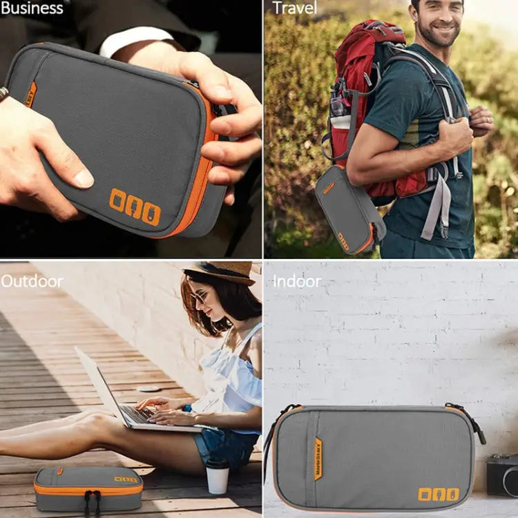 MapleStory Multifunctional Travel Digital Storage Bag Size: Small (Black） Medium (Black) Medium (Gray) Large (Black)