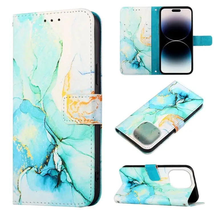 Marble Pattern Flip Leather Phone Case For iPhone 14 For iPhone 14 Plus For iPhone 14 Pro Max For iPhone 14 Pro