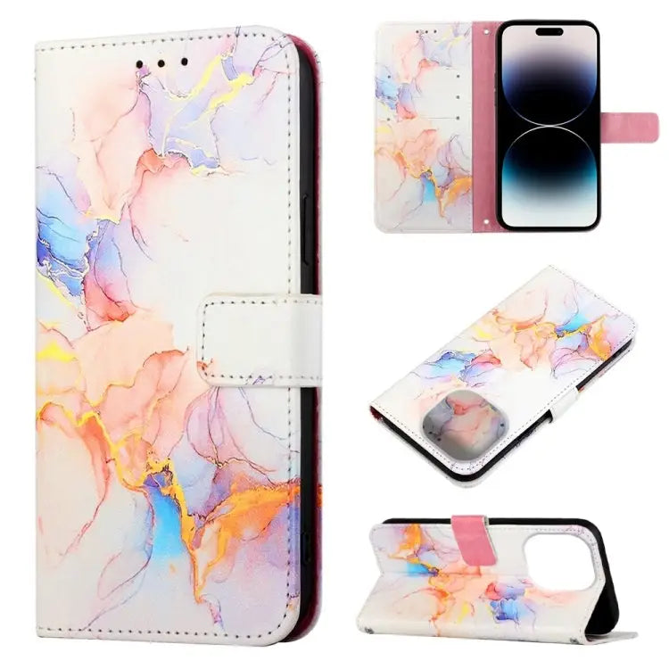 Marble Pattern Flip Leather Phone Case For iPhone 14 For iPhone 14 Plus For iPhone 14 Pro Max For iPhone 14 Pro