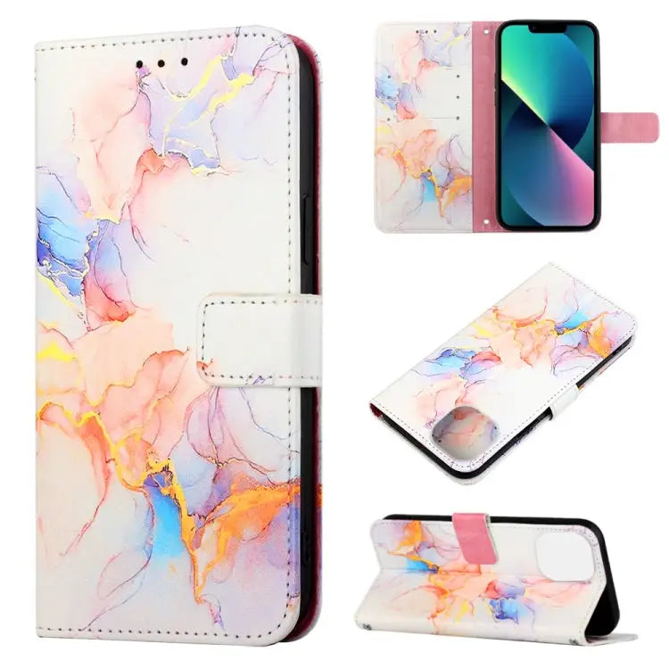 Marble Pattern Flip Leather Phone Case For iPhone 14 For iPhone 14 Plus For iPhone 14 Pro Max For iPhone 14 Pro