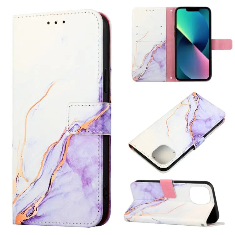 Marble Pattern Flip Leather Phone Case For iPhone 14 For iPhone 14 Plus For iPhone 14 Pro Max For iPhone 14 Pro