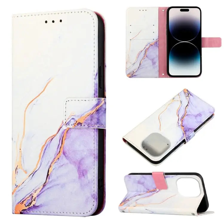 Marble Pattern Flip Leather Phone Case For iPhone 14 For iPhone 14 Plus For iPhone 14 Pro Max For iPhone 14 Pro