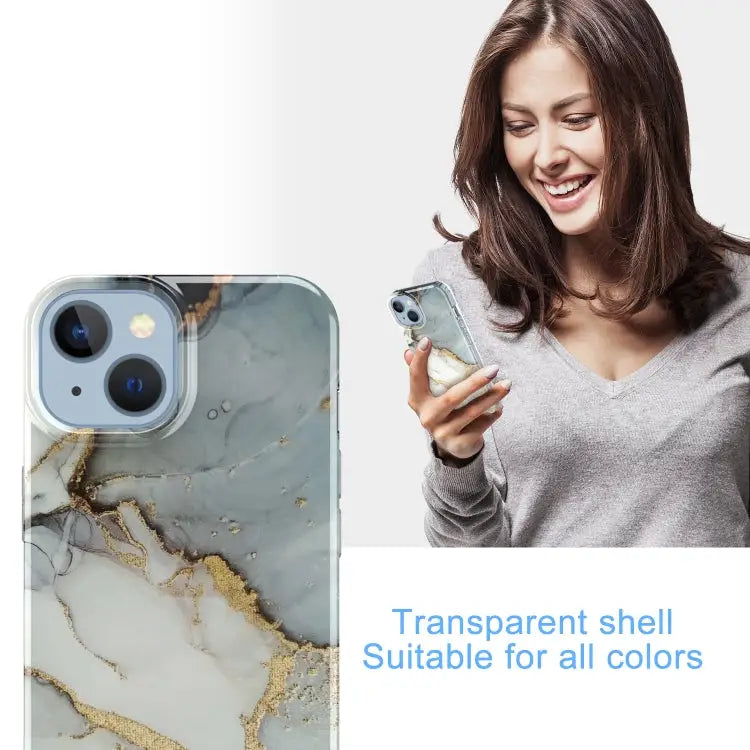 Marble Pattern IMD Phone Case For iPhone 14 Pro Max For iPhone 14 Pro For iPhone 14 For iPhone 14 Plus For iPhone 13