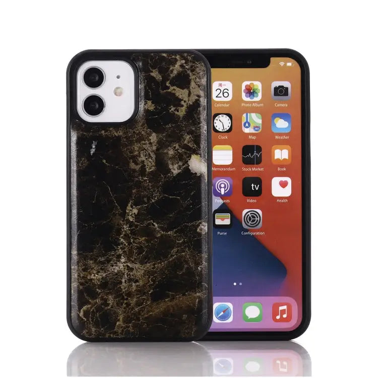 Marble Pattern Patch PC + TPU Shockproof Magsafe Case For iPhone 12 mini For iPhone 12 / 12 Pro For iPhone 12 Pro Max