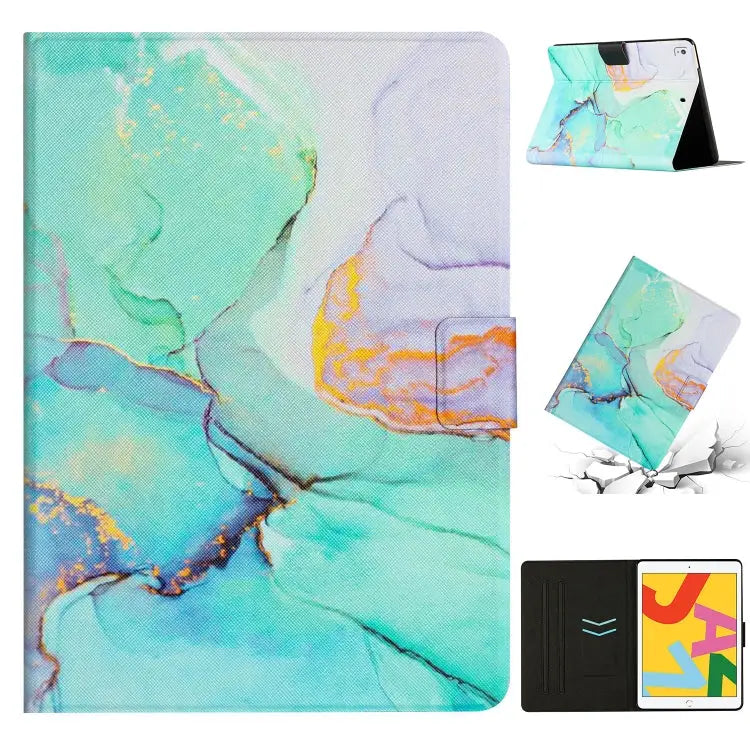 Marble Pattern Smart Leather Tablet Case For iPad Pro 10.5 2019 / 10.2 For iPad Pro 11 2020 For iPad Air / Air 2 / 9.7