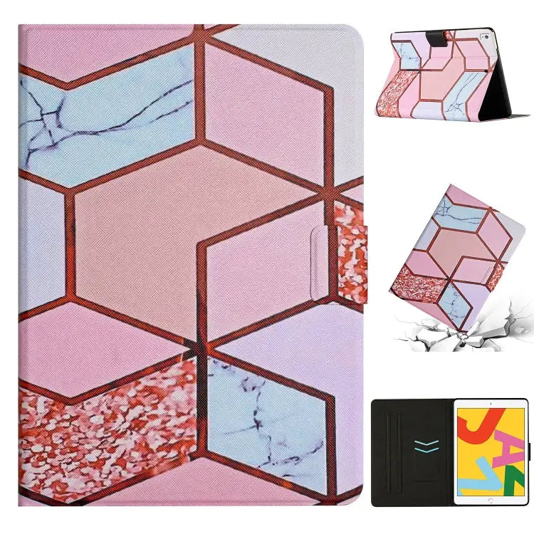 Marble Pattern Smart Leather Tablet Case For iPad Pro 10.5 2019 / 10.2 For iPad Pro 11 2020 For iPad Air / Air 2 / 9.7