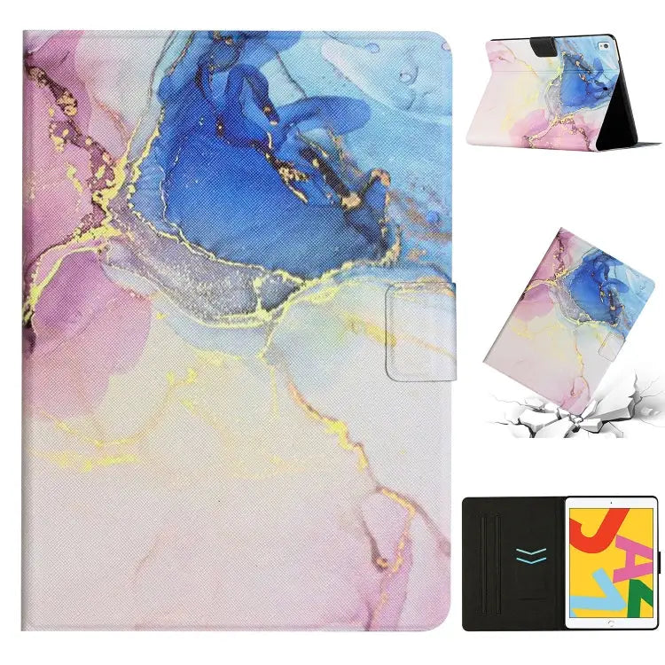 Marble Pattern Smart Leather Tablet Case For iPad Pro 10.5 2019 / 10.2 For iPad Pro 11 2020 For iPad Air / Air 2 / 9.7