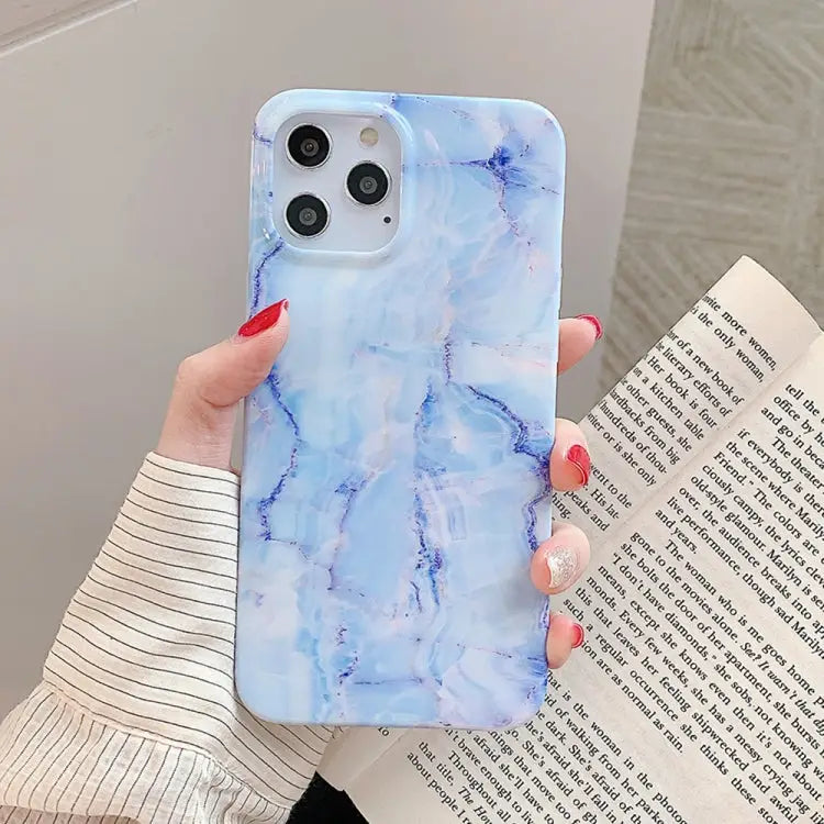 Marble Pattern Soft TPU Protective Case For iPhone 12 mini For iPhone 12 / 12 Pro For iPhone 12 Pro Max - For iPhone 12