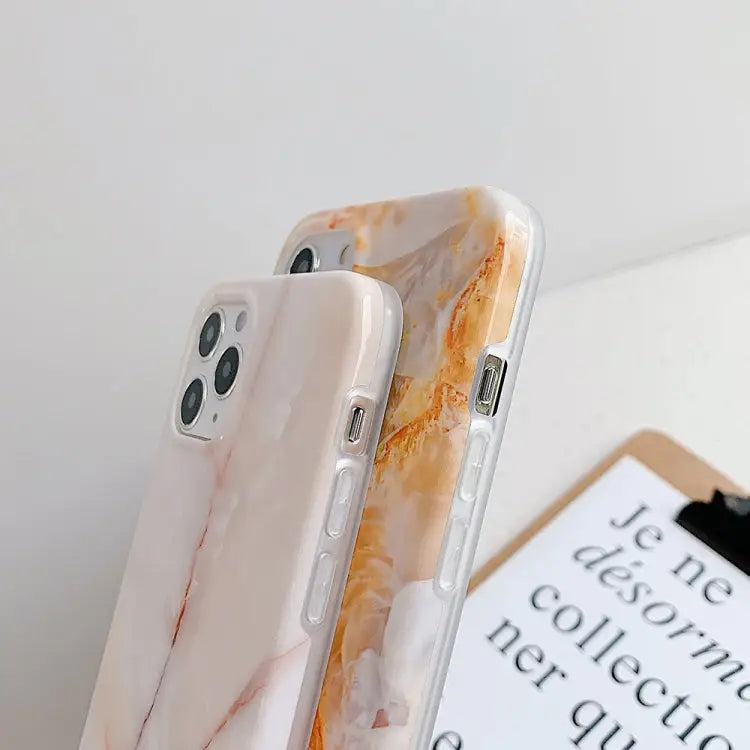 Marble Pattern Soft TPU Protective Case For iPhone 12 mini For iPhone 12 / 12 Pro For iPhone 12 Pro Max - For iPhone 12