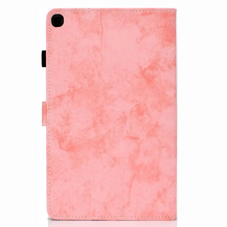 Marble Style Cloth Texture Leather Case with Bracket & Card Slot & Pen Slot & Anti Skid Strip For Samsung Galaxy Tab A7