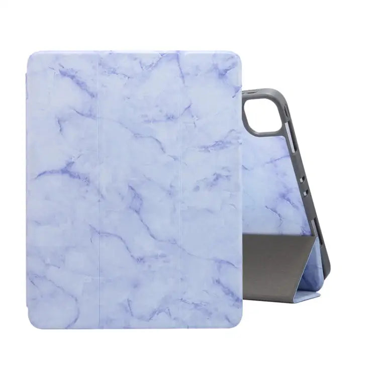 Marble Texture Horizontal Flip Leather Case with Three-folding Holder & Sleep / Wake-up Function For iPad Pro 11 2022