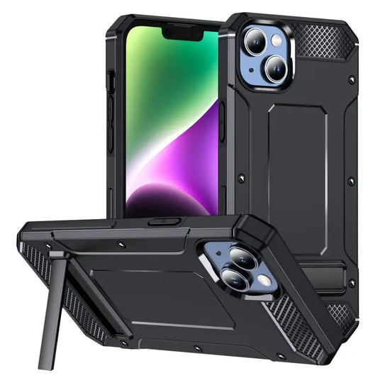 Matte Holder Phone Case - For iPhone 15 / Black