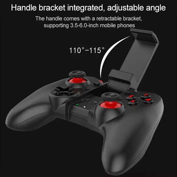 MB-838(X5Plus) Bluetooth 4.0 + 2.4G Wireless Dual-mode Gamepad with Retractable Bracket Support Android / IOS Direct