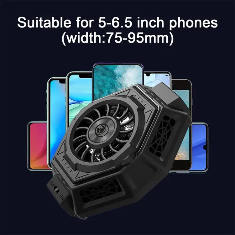MB-F3 Mobile Phone Live Broadcast Gaming Semiconductor Radiator Back Clamp Cooling Fan MB-F3 - MB-F3