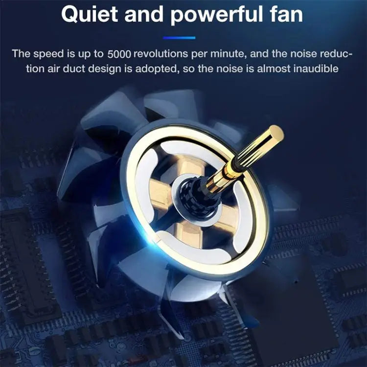 MB-F3 Mobile Phone Live Broadcast Gaming Semiconductor Radiator Back Clamp Cooling Fan MB-F3 - MB-F3