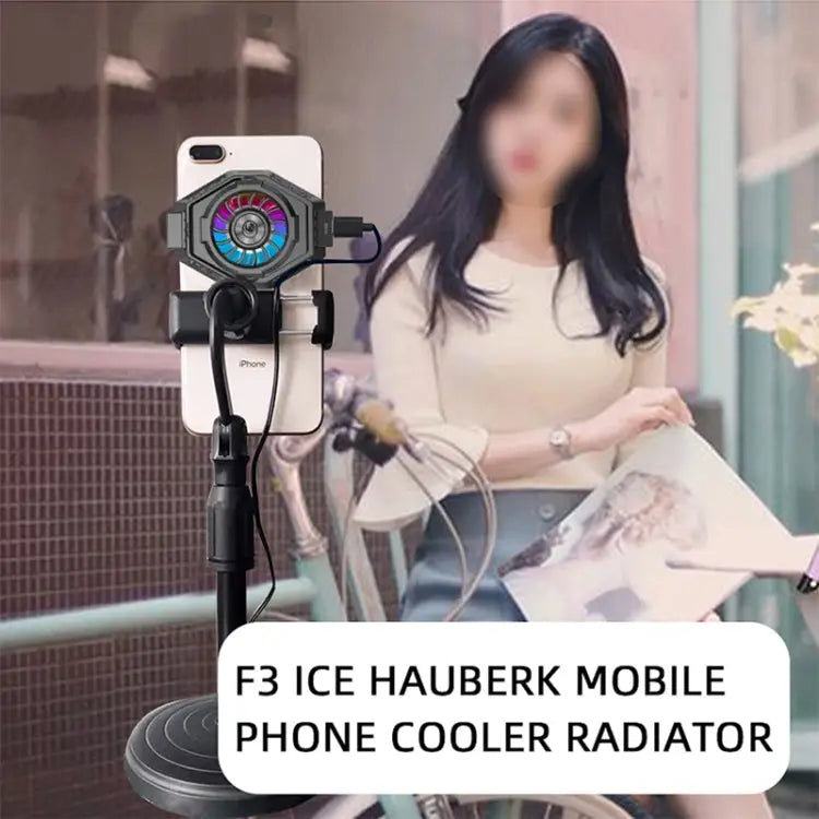 MB-F3 Mobile Phone Live Broadcast Gaming Semiconductor Radiator Back Clamp Cooling Fan MB-F3 - MB-F3