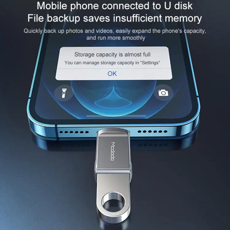 MCDODO USB 3.0 Female to 8 Pin Male OTG Converter USB Flash Disk 8 Pin - 8 Pin