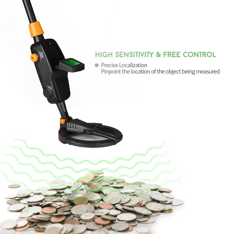 MD1008A Underground Metal Detector Children Toy Detector with LCD Screen Measuring Range: 10cm MD1008A - MD1008A