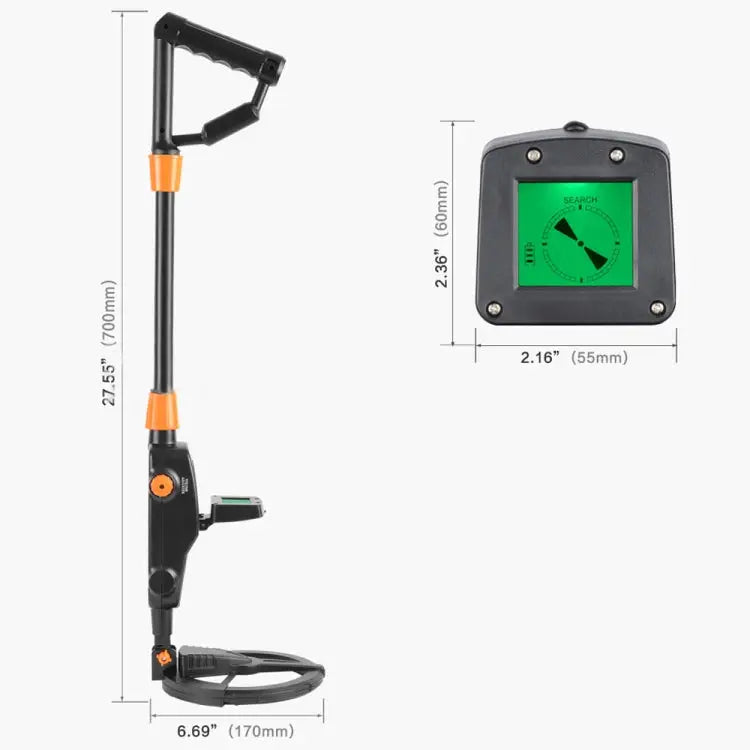 MD1008A Underground Metal Detector Children Toy Detector with LCD Screen Measuring Range: 10cm MD1008A - MD1008A