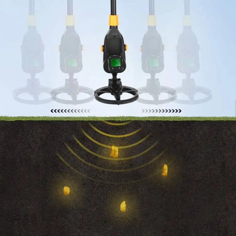 MD1008A Underground Metal Detector Children Toy Detector with LCD Screen Measuring Range: 10cm MD1008A - MD1008A