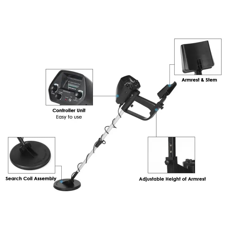 MD4030 Underground Metal Detector Measuring Range: 1-30cm MD4030 Black - MD4030 Black