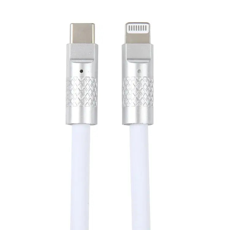Mech Series 120W USB-C / Type-C to 8 Pin Metal Plug Silicone Fast Charging Data Cable Length: 1.2m 8 Pin 1.2m Type-C
