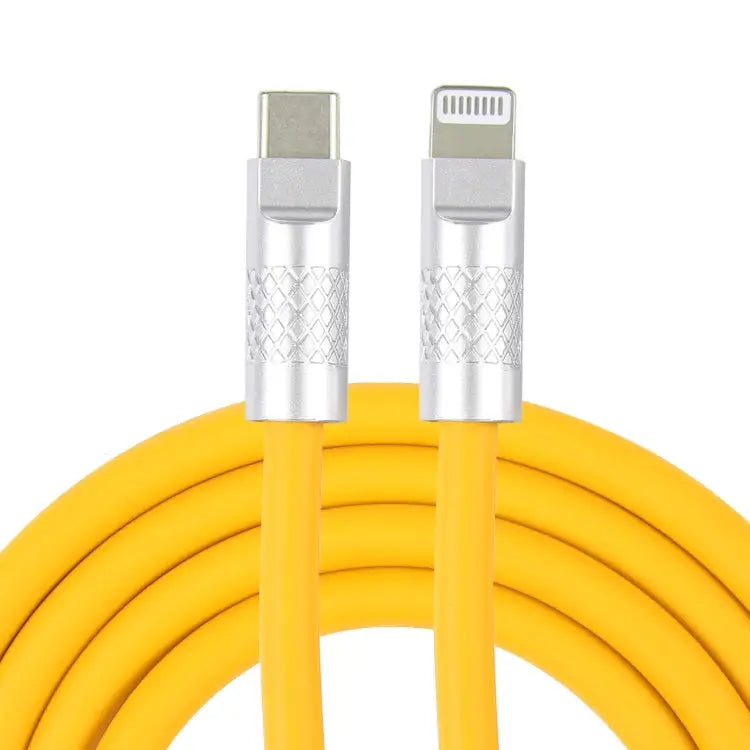 Mech Series 120W USB-C / Type-C to 8 Pin Metal Plug Silicone Fast Charging Data Cable Length: 1.2m 8 Pin 1.2m Type-C