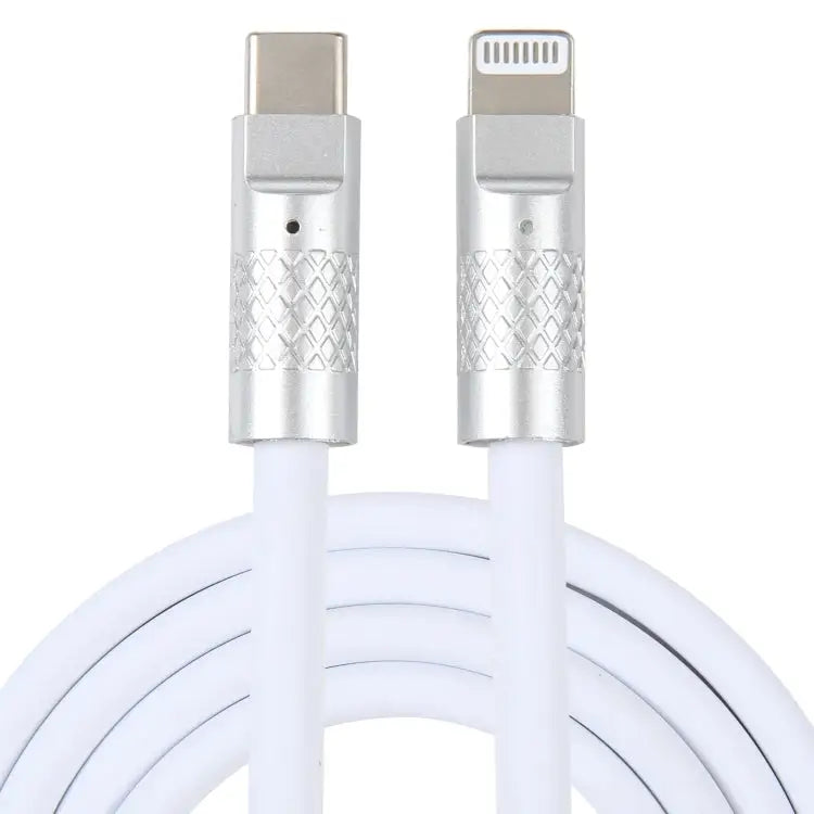 Mech Series 120W USB-C / Type-C to 8 Pin Metal Plug Silicone Fast Charging Data Cable Length: 1.2m 8 Pin 1.2m Type-C