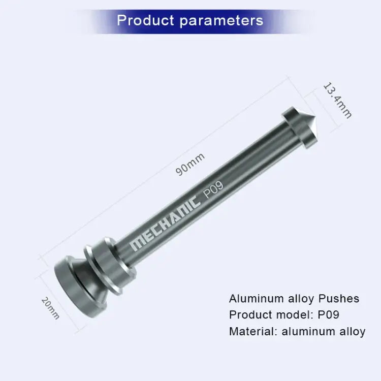 MECHANIC P09 Aluminum Alloy Tube Piston Solder Paste Flux Booster Syringe MECHANIC P09 - MECHANIC P09