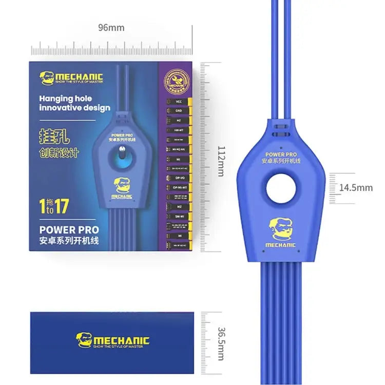 Mechanic Power Pro 17 in 1 Mobile Phone Power Supply Test Cable for Android Power Pro 17 in 1 - Power Pro 17 in 1